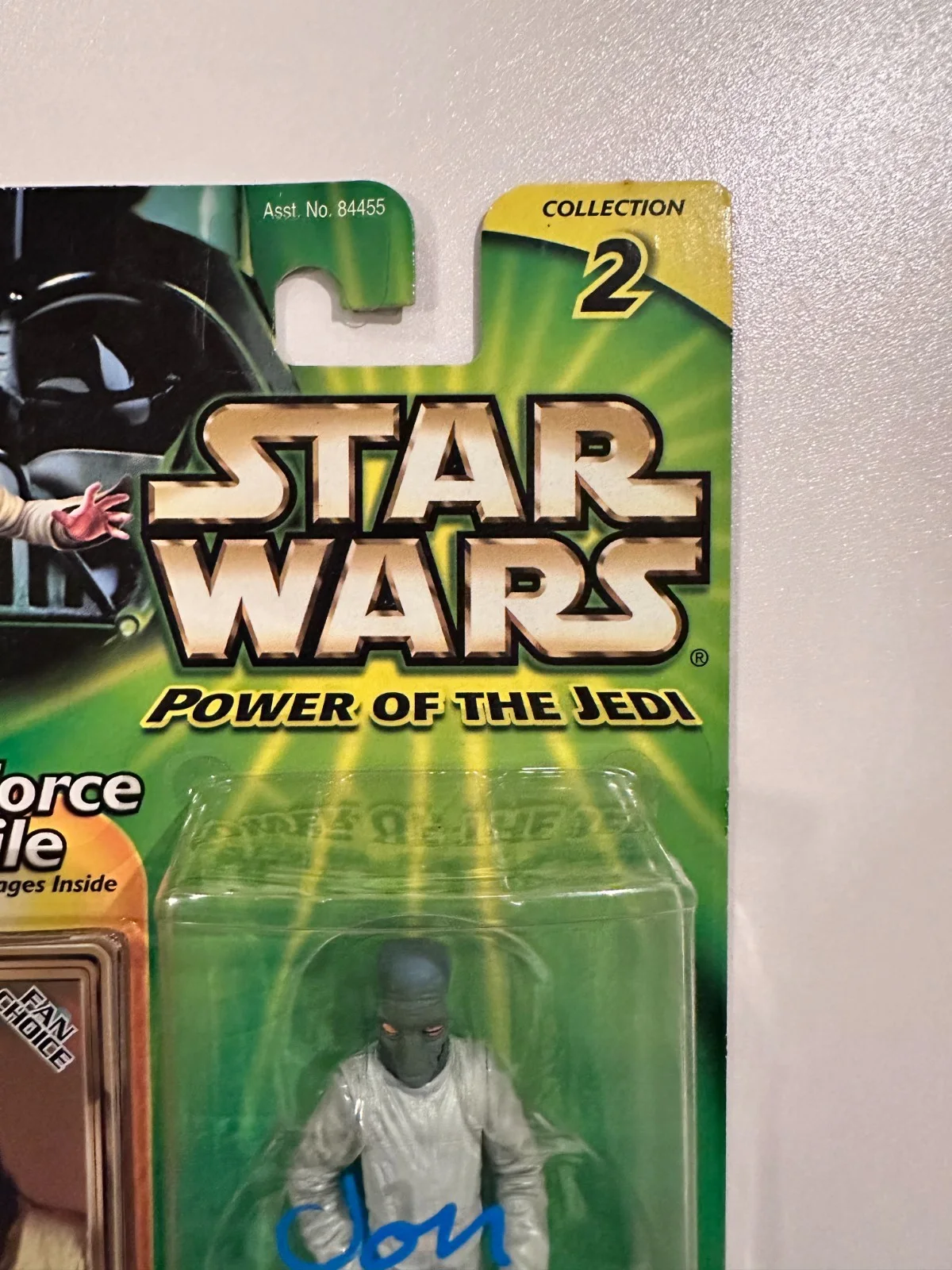 Jon Berg — Jon Berg Signed Star Wars EpIV POTJ Ellorrs Madak (Cantina Duros) Action Figure, изображение 3