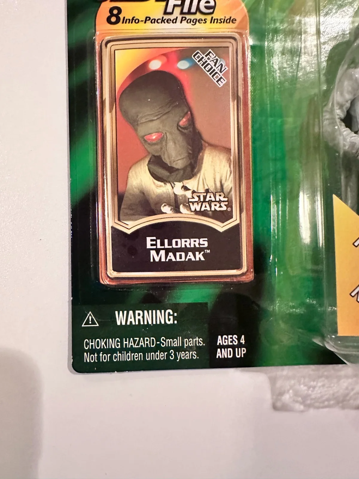 Jon Berg — Jon Berg Signed Star Wars EpIV POTJ Ellorrs Madak (Cantina Duros) Action Figure, изображение 4