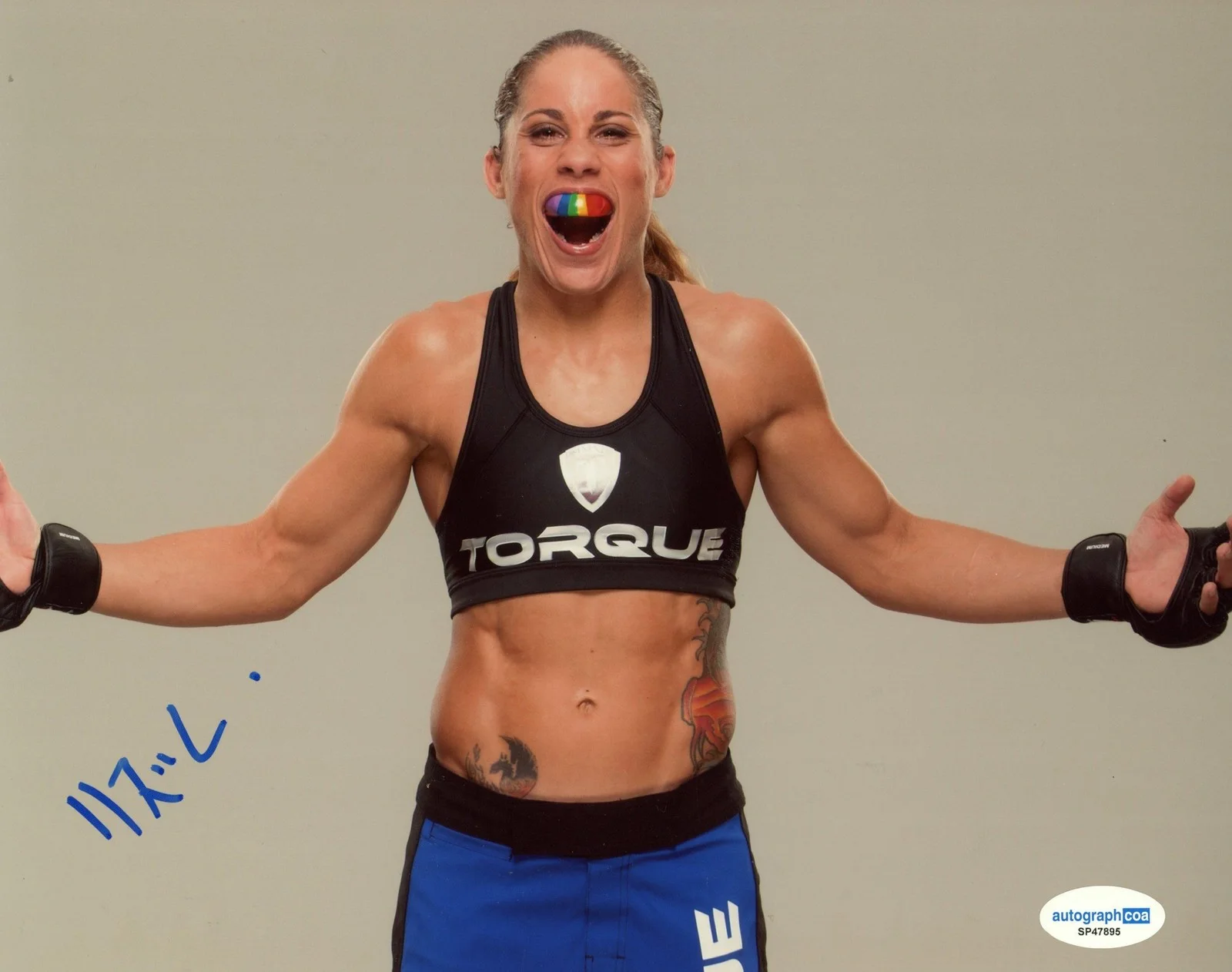 Liz Carmouche — Liz Carmouche AUTOGRAPH Signed MMA Fighter UFC Autographed 8x10 Photo ACOA, image 2