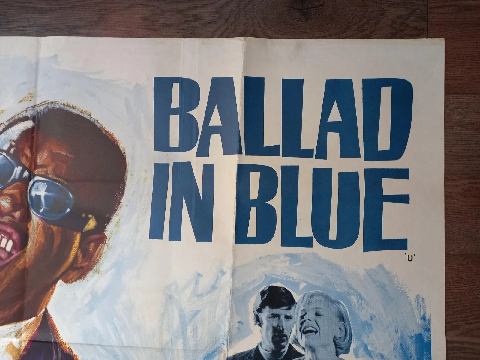 BALLAD IN BLUE 1964 BRITISH QUAD POSTER RAY CHARLES TOM BELL DAWN ADDAMS, изображение 4