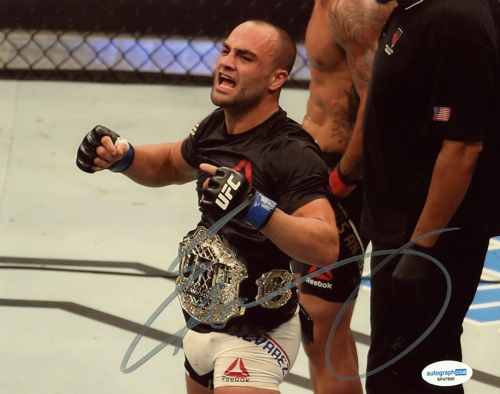 Eddie Alvarez — Eddie Alvarez AUTOGRAPH Signed MMA Fighter UFC Autographed 8x10 Photo ACOA, image 2