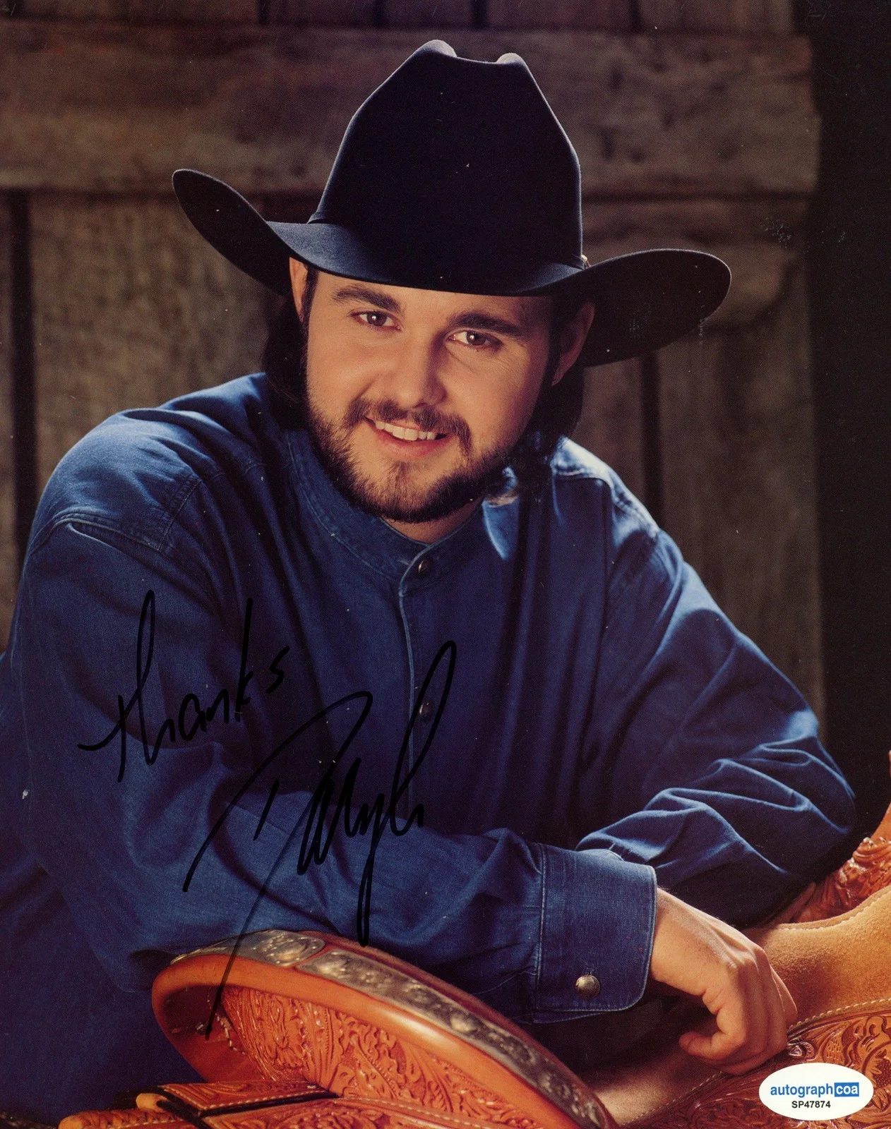 Daryle Singletary — Daryle Singletary "I Let Her Lie" Country Singer AUTOGRAPH Signed 8x10 Photo, изображение 2