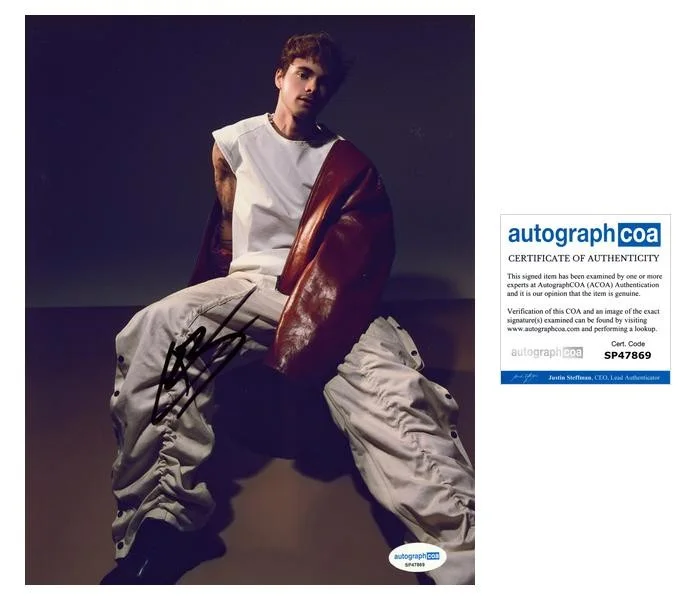 Corbyn Besson — Corbyn Besson "Why Don't We" Singer AUTOGRAPH Signed 8x10 Photo B ACOA