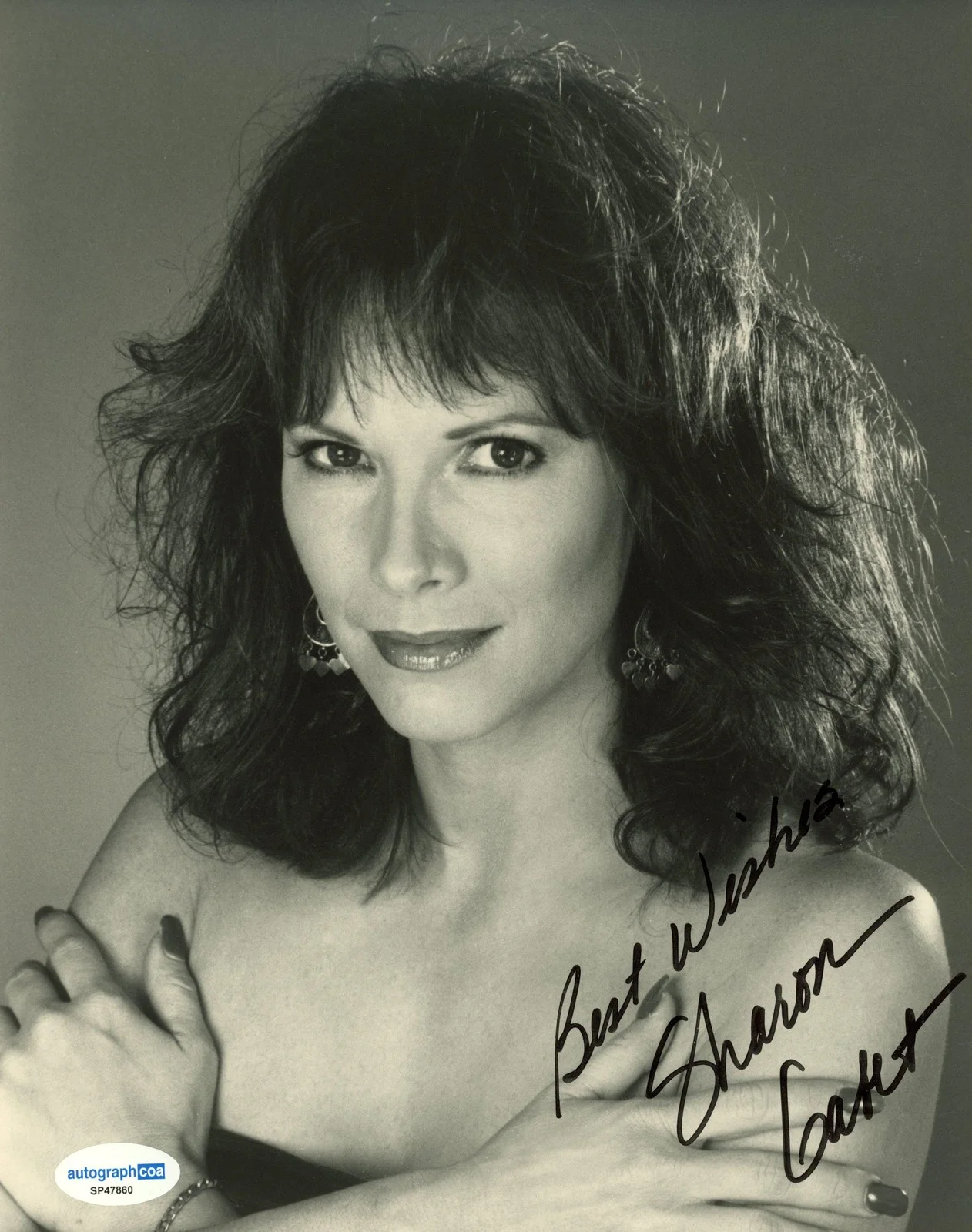 Sharon Gabet — Sharon Gabet "The Edge of Night" AUTOGRAPH Signed 'Raven' 8x10 Photo ACOA, изображение 2