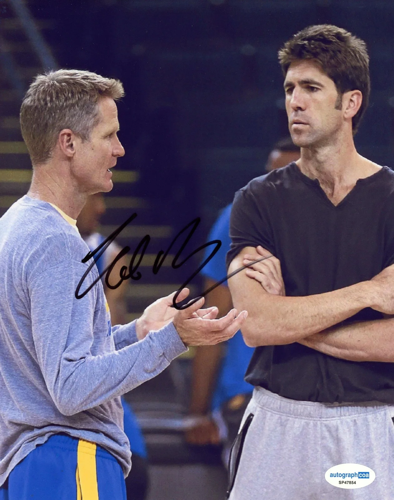 Bob Myers — Bob Myers AUTOGRAPH Signed Golden State Warriors General Manager 8x10 Photo ACOA, изображение 2