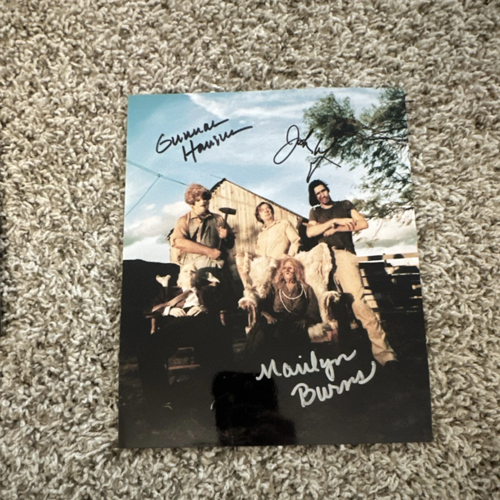 Gunnar Hansen, Marilyn Burns — Texas Chainsaw Massacre Original Signed Photo Gunnar Hansen Marilyn Burns 8x10, изображение 2