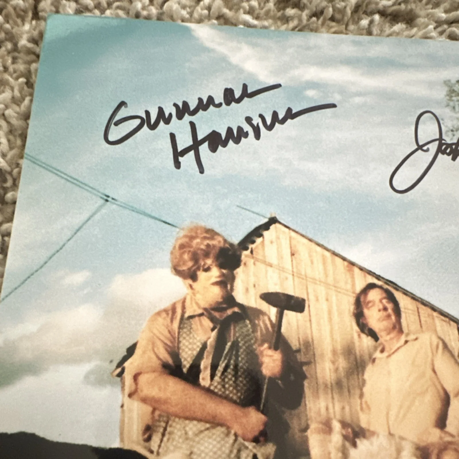 Gunnar Hansen, Marilyn Burns — Texas Chainsaw Massacre Original Signed Photo Gunnar Hansen Marilyn Burns 8x10, изображение 5