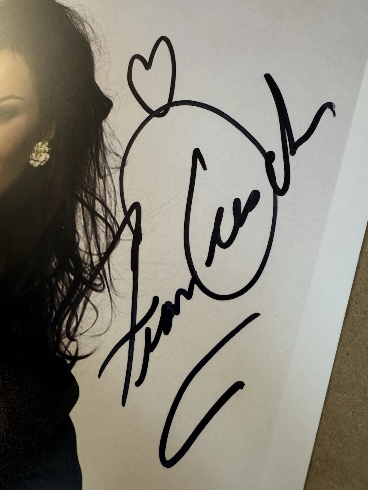 Fran Drescher — Fran Drescher Hand Signed classic Sexy Autographed 8x10 photo, изображение 2