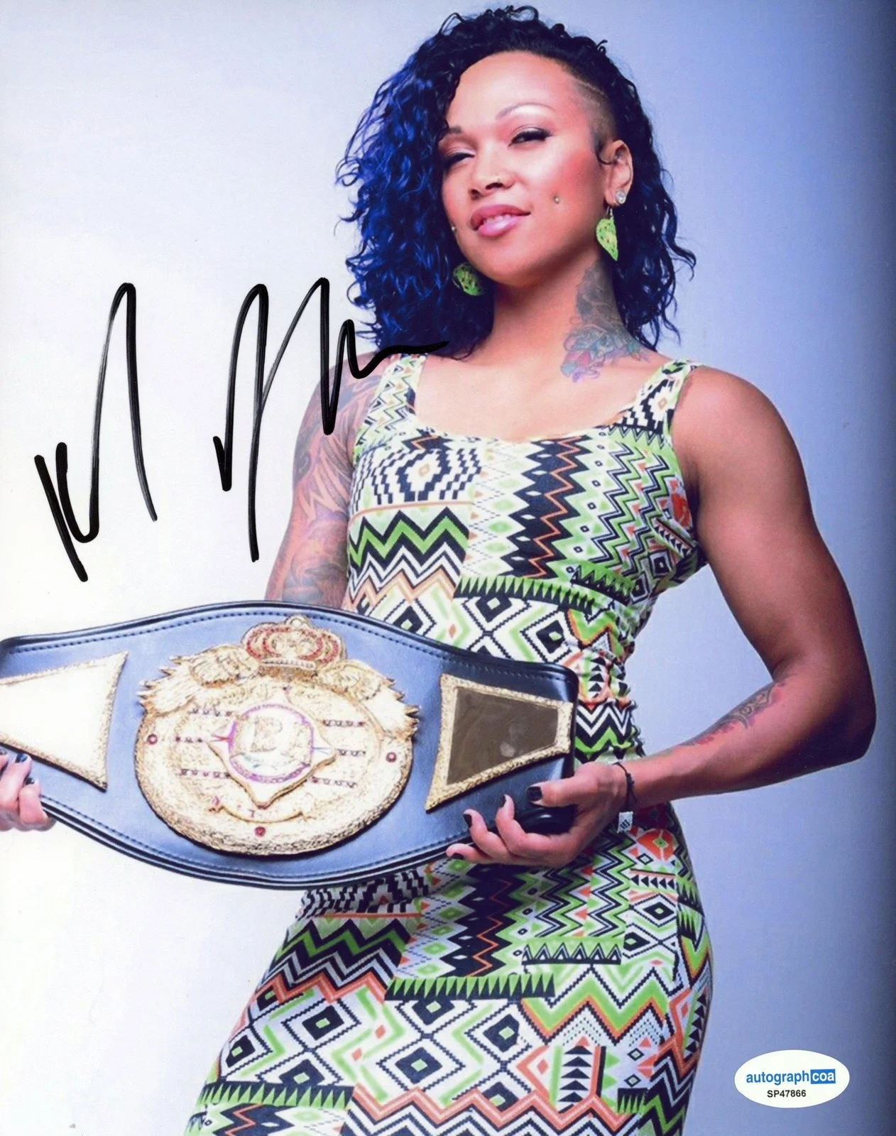 Kali Reis — Kali Reis AUTOGRAPH Signed Boxing World Champion Autographed 8x10 Photo ACOA, image 2
