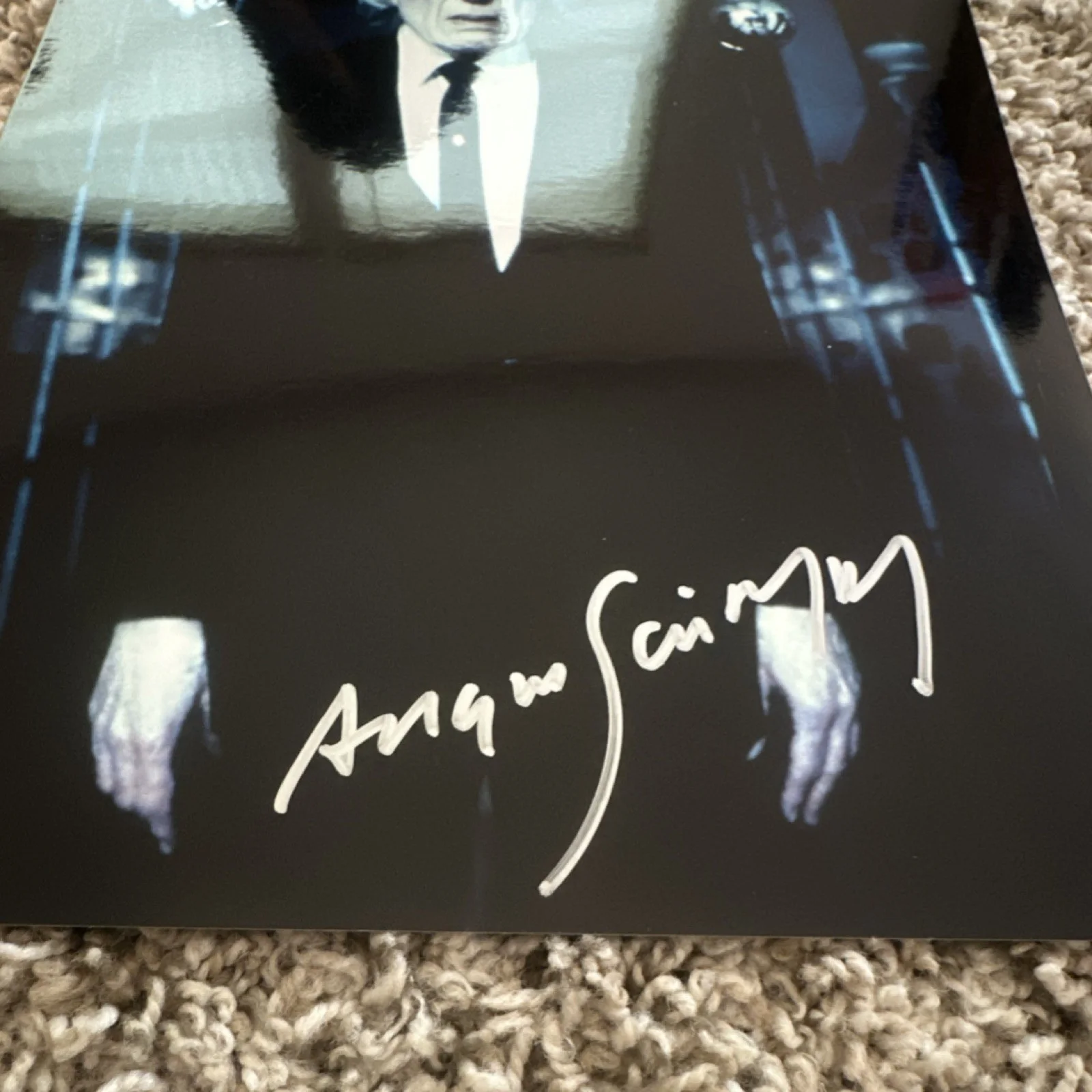 Angus Scrimm — Original Signed Photo Angus Scrimm Movies 8x10 Autographed Photograph, изображение 2