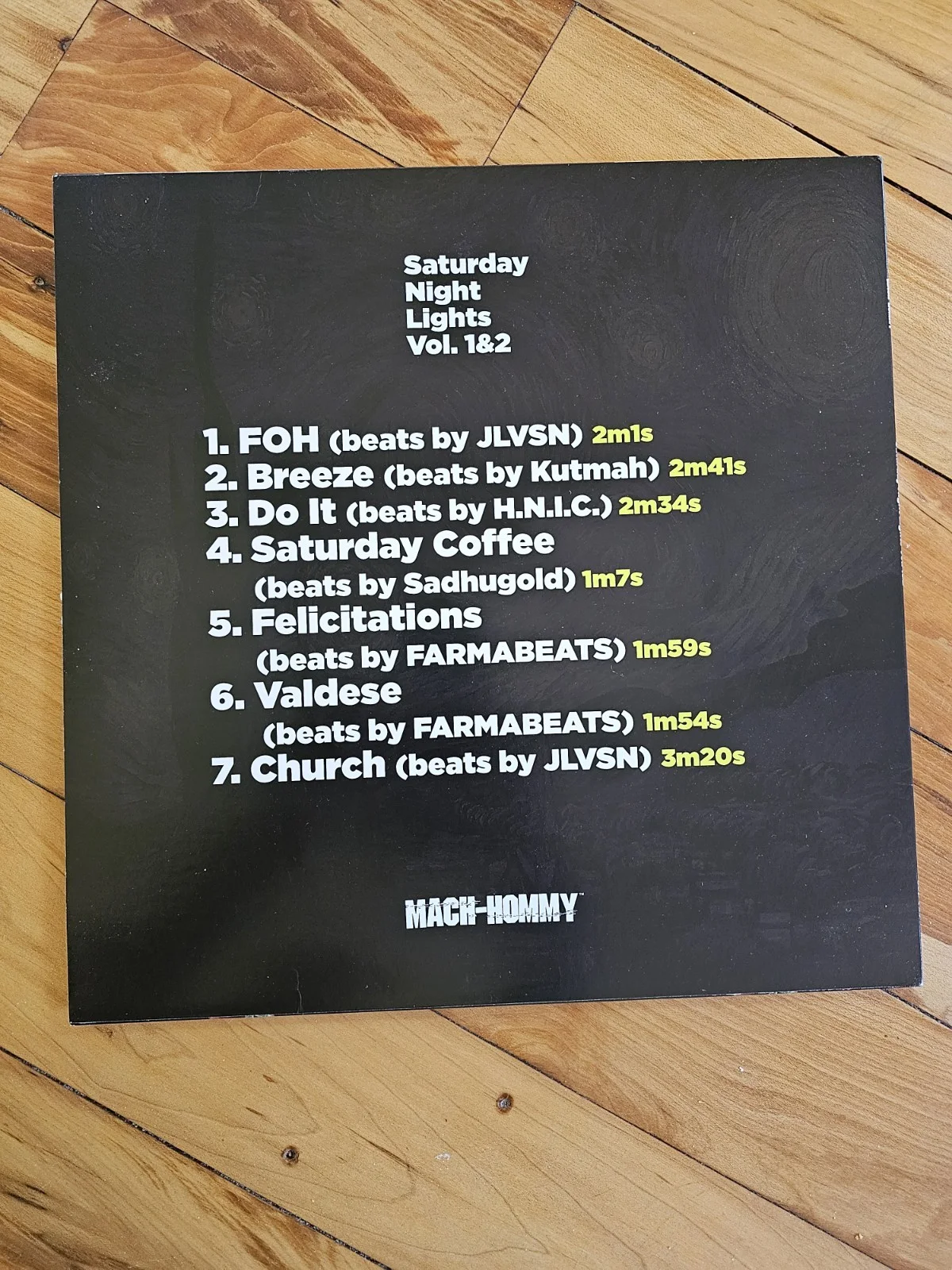 *SIGNED* Mach-Hommy & THA GOD FAHIM Saturday Night Lights Vol. 1&2 12" Vinyl, изображение 2