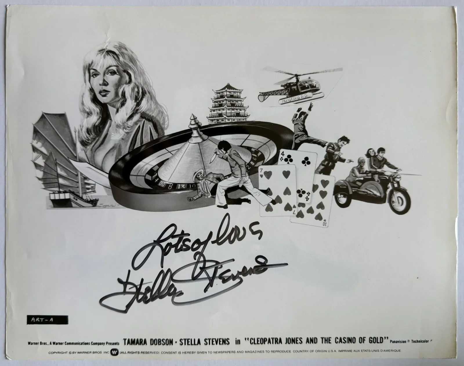 Stella Stevens — Stella Stevens (d. 2023) Signed Autographed "Cleopatra Jones" Glossy 8x10 Photo