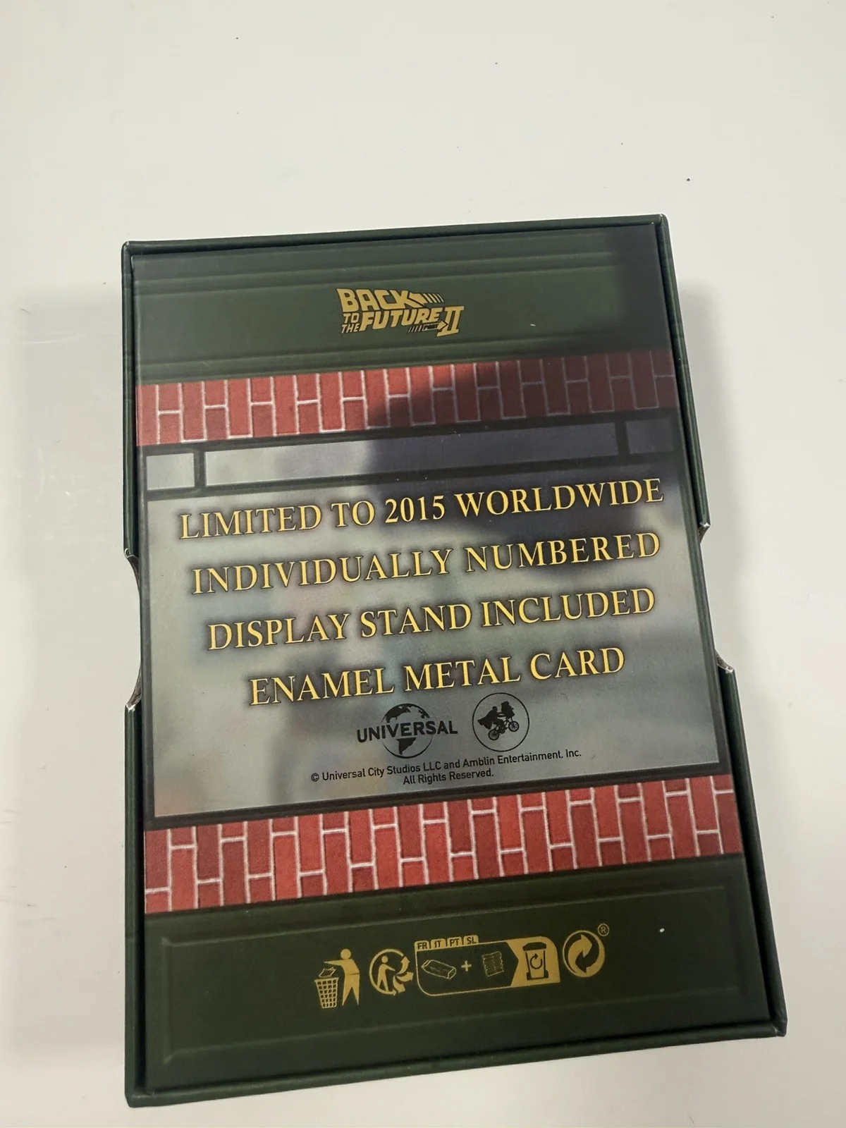 Back to the Future Limited Edition Metal Sport Almanac Ingot, image 5