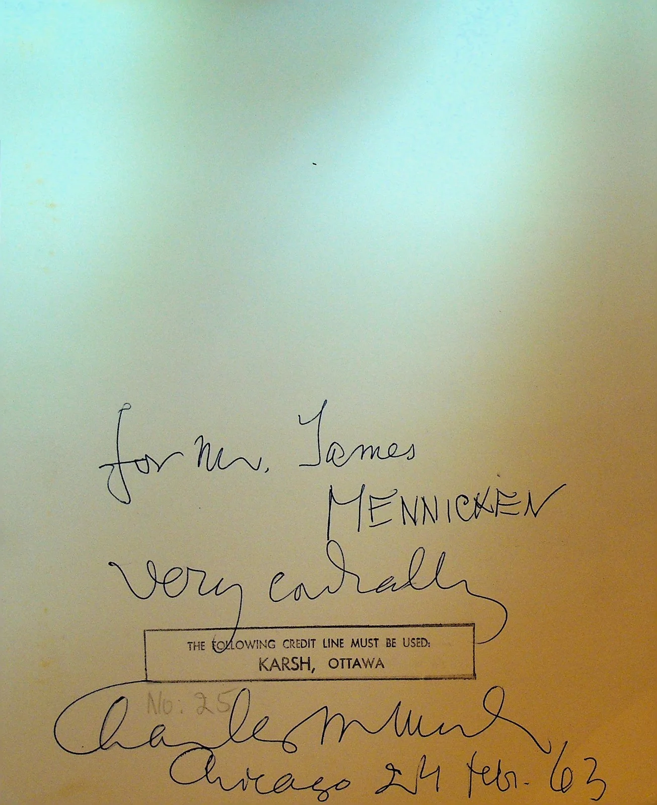 Charles Munch Conductor Autograph Signed Photograph 1960s, изображение 2