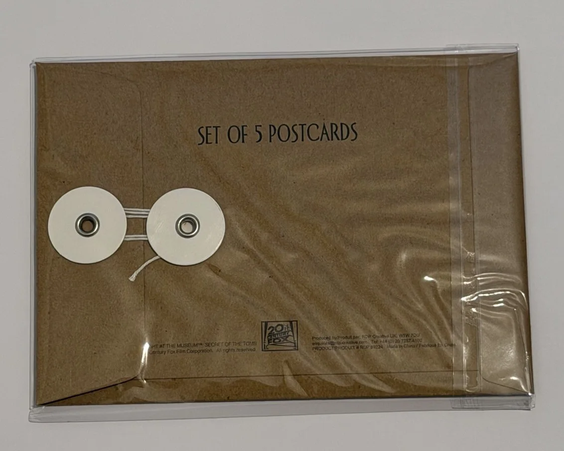 RARE Night at the Museum Secret of the Tomb 5-Postcard Set - SEALED / NEW, изображение 2