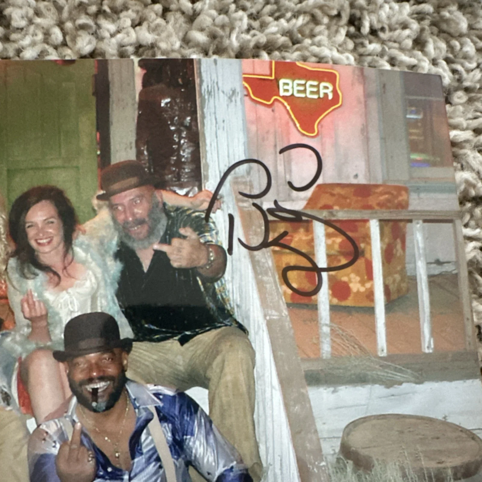 Mich Begen, B. Mosby, K. Foree — Original Signed Photo Mich Begen B. Mosby K. Foree Movies 8x10 Autographed, изображение 4