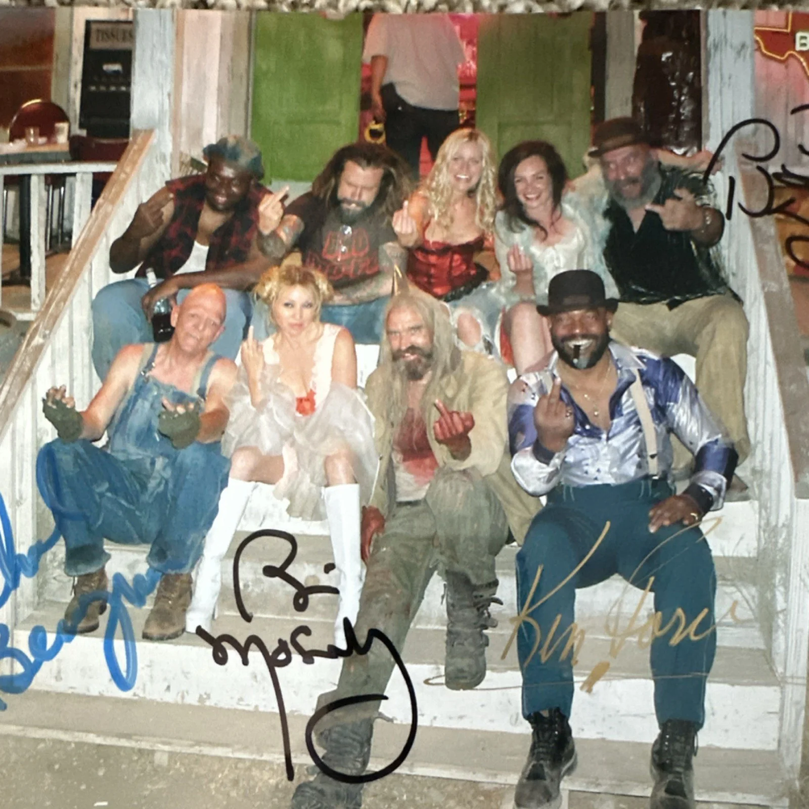 Mich Begen, B. Mosby, K. Foree — Original Signed Photo Mich Begen B. Mosby K. Foree Movies 8x10 Autographed, изображение 5