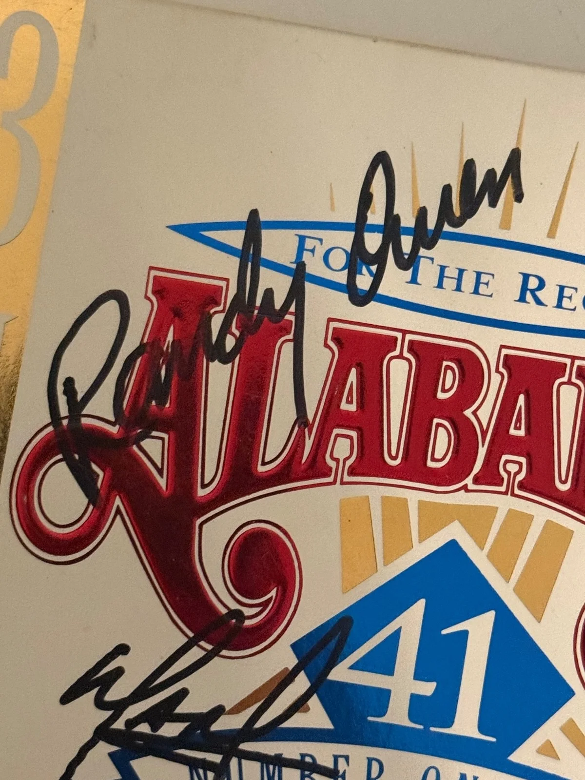 ALABAMA SIGNED AUTOGRAPHED FULL BAND CD - NO COA, image 2