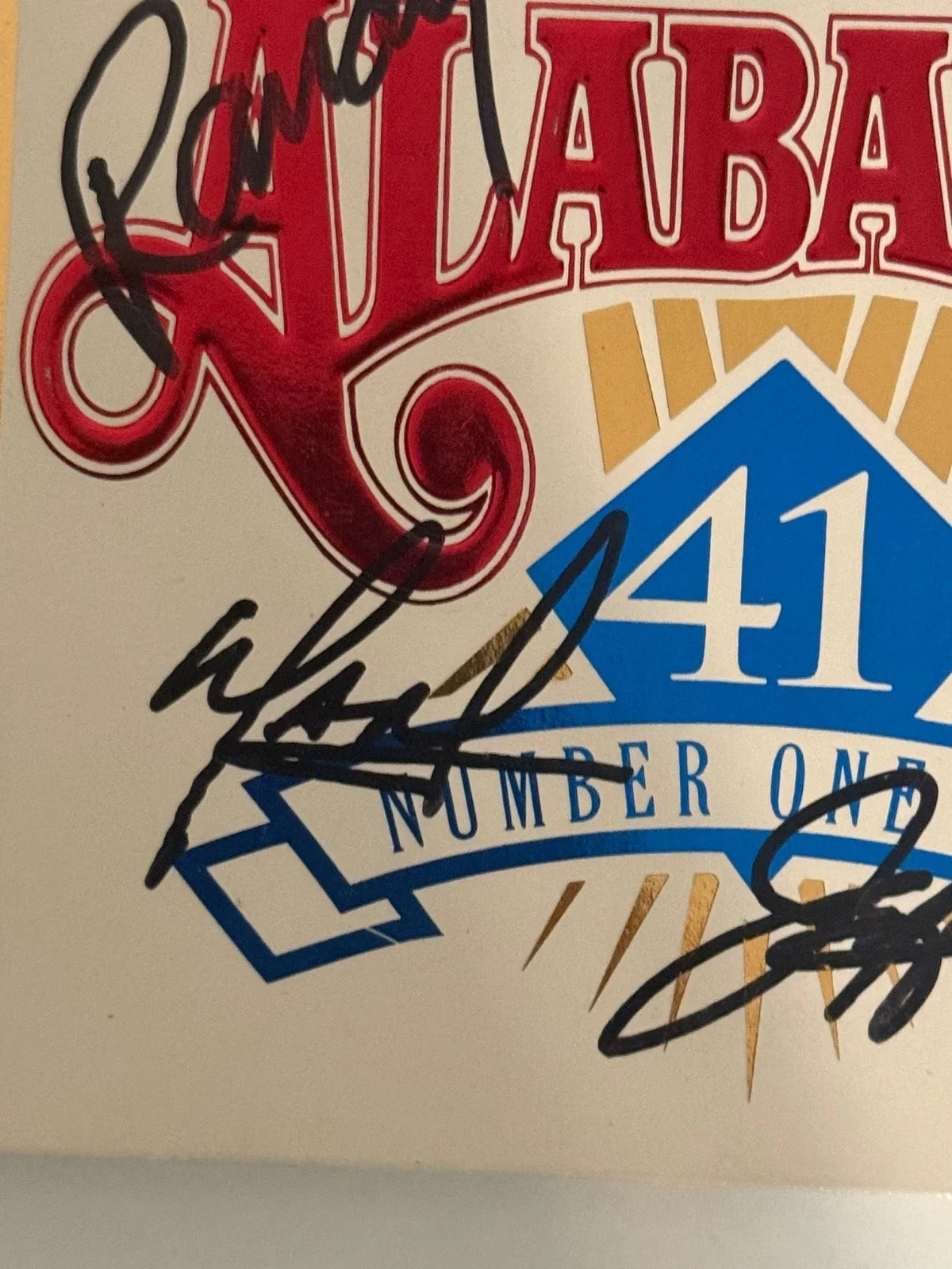 ALABAMA SIGNED AUTOGRAPHED FULL BAND CD - NO COA, image 3