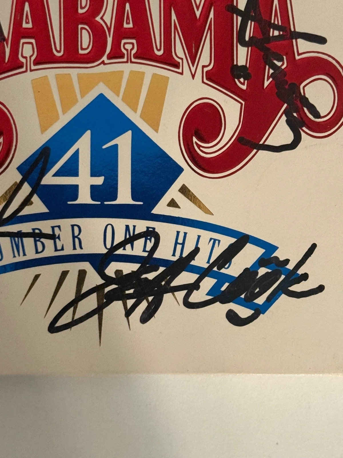 ALABAMA SIGNED AUTOGRAPHED FULL BAND CD - NO COA, image 4
