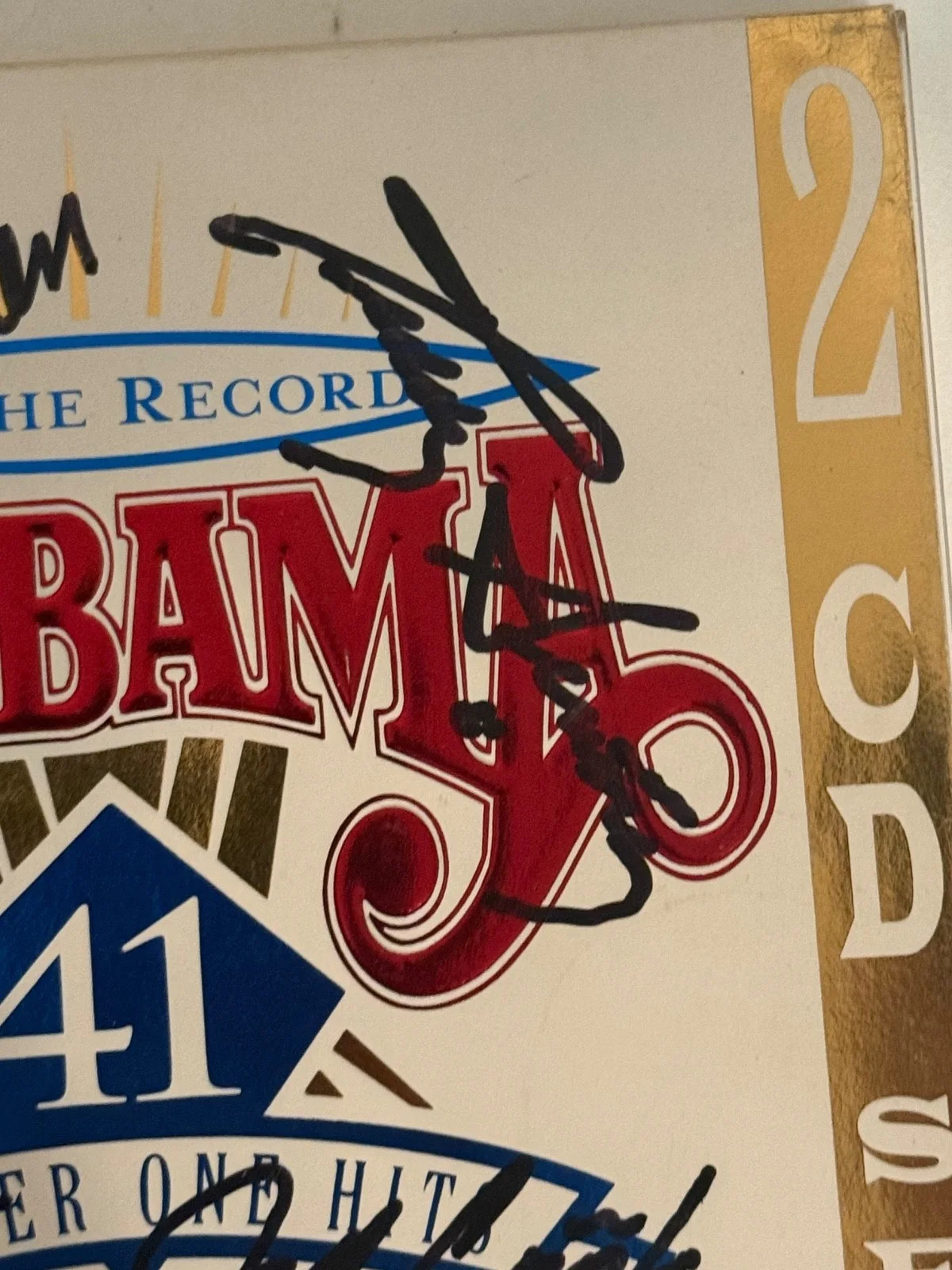 ALABAMA SIGNED AUTOGRAPHED FULL BAND CD - NO COA, image 5
