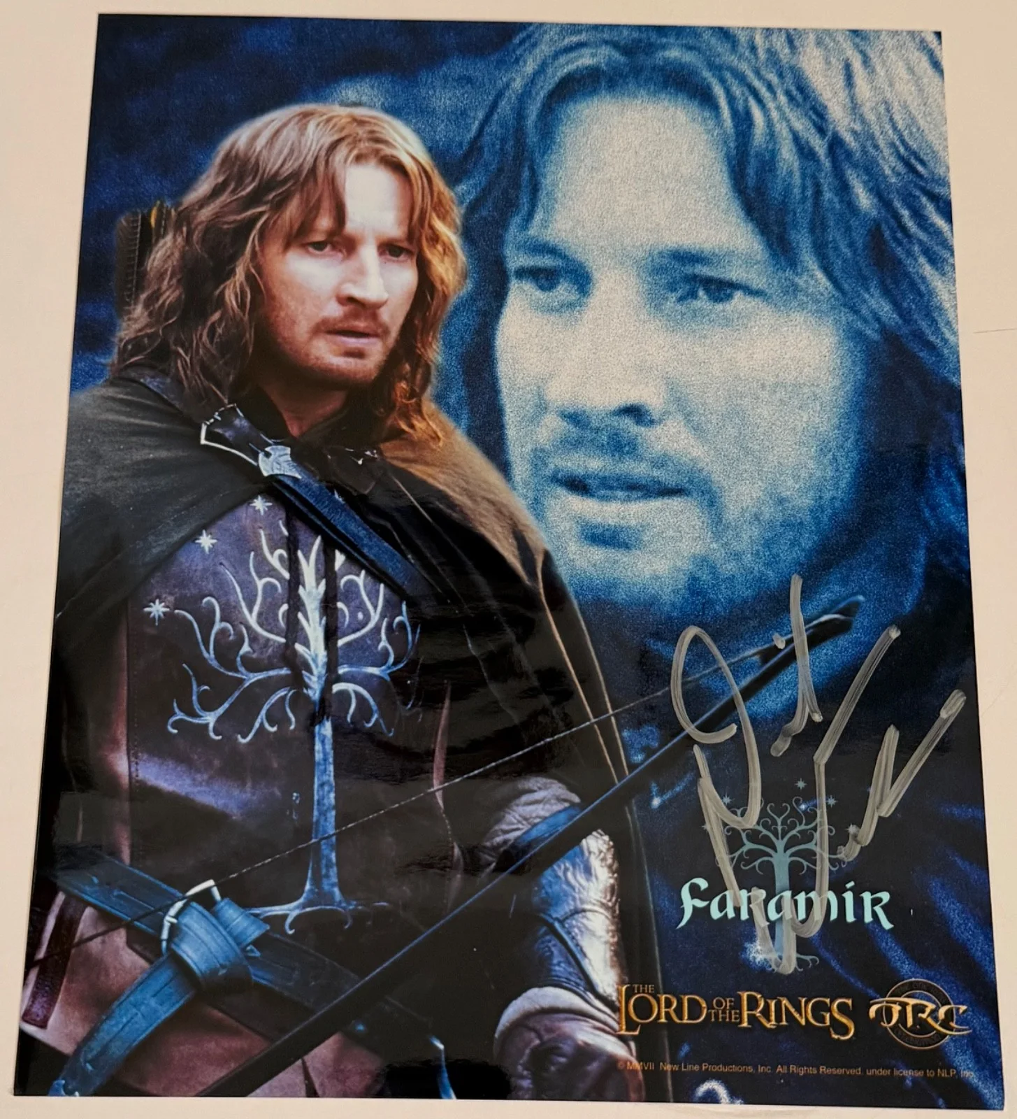 Elijah Woods, John Rhys-Davies, John Noble, David Wenham — LOTR Autographed Photos w/Elijah Woods/John Rhys-Davies/John Noble/David Wenham, изображение 4