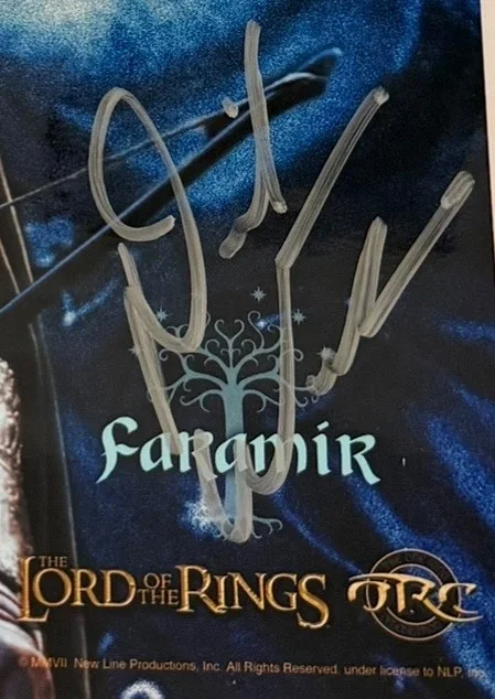Elijah Woods, John Rhys-Davies, John Noble, David Wenham — LOTR Autographed Photos w/Elijah Woods/John Rhys-Davies/John Noble/David Wenham, изображение 5