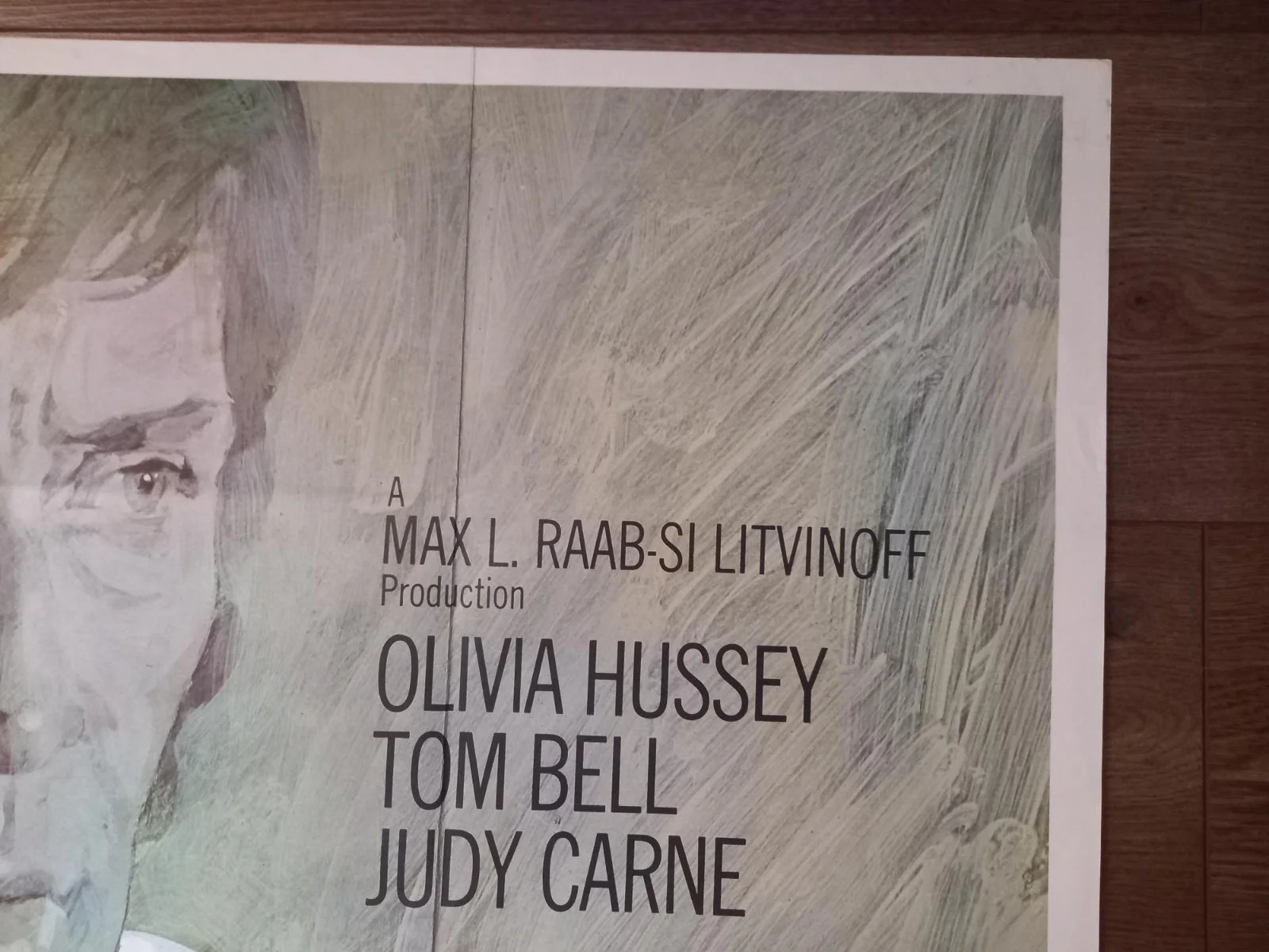 ALL THE RIGHT NOISES 1969 BRITISH QUAD POSTER TOM BELL OLIVIA HUSSEY JUDY CARNE, изображение 4