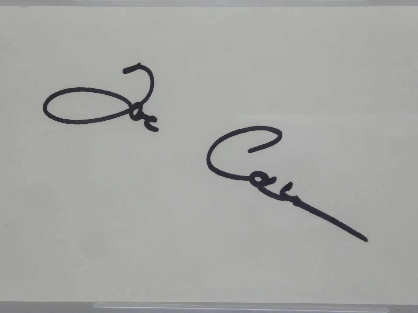 Joe Cocker Signed Autographed Slabbed 3x5 Index Card Singer Beckett COA, изображение 2