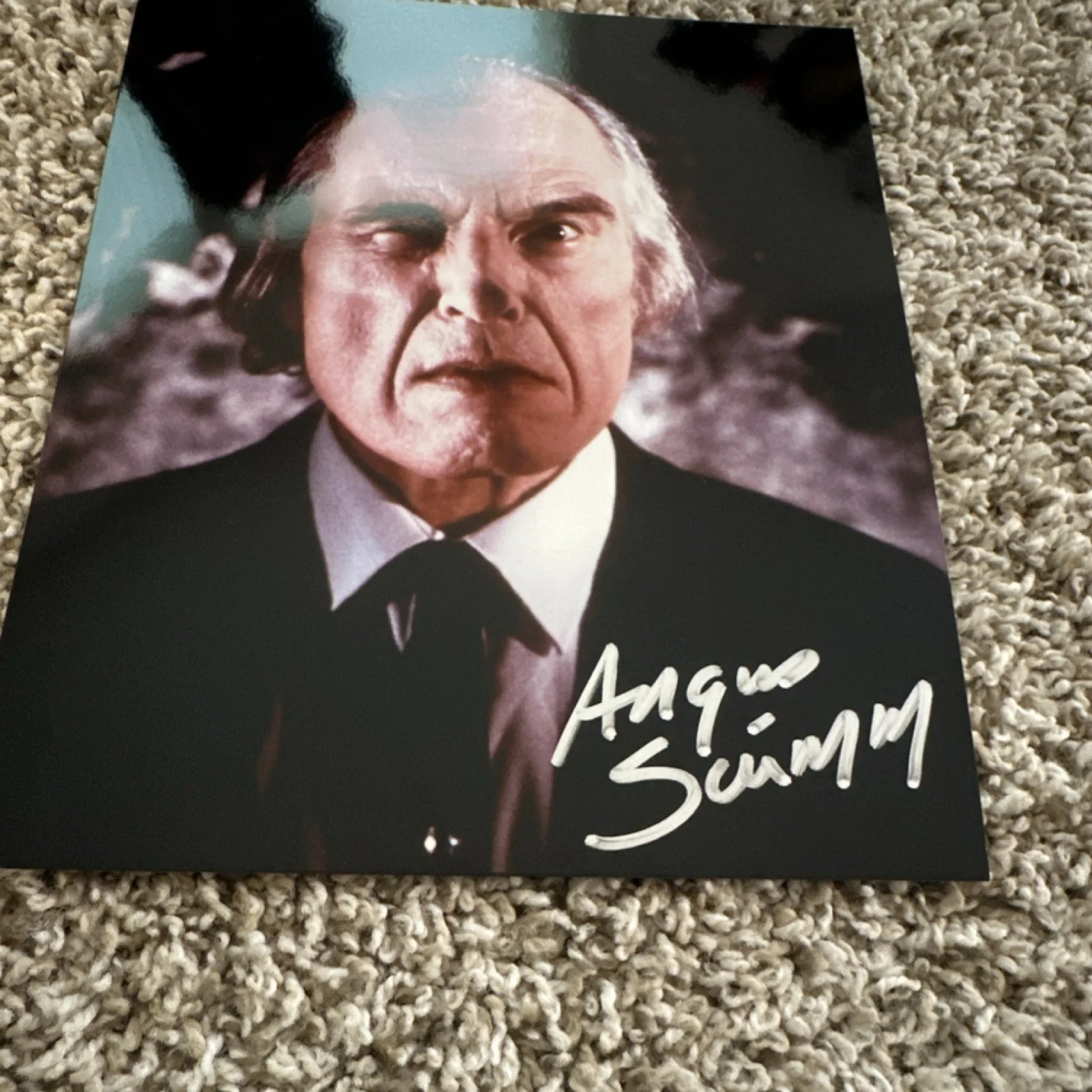 Angus Scrimm — Angus Scrimm Original Signed Photo Movies Autographed 8x10 Photograph, изображение 3