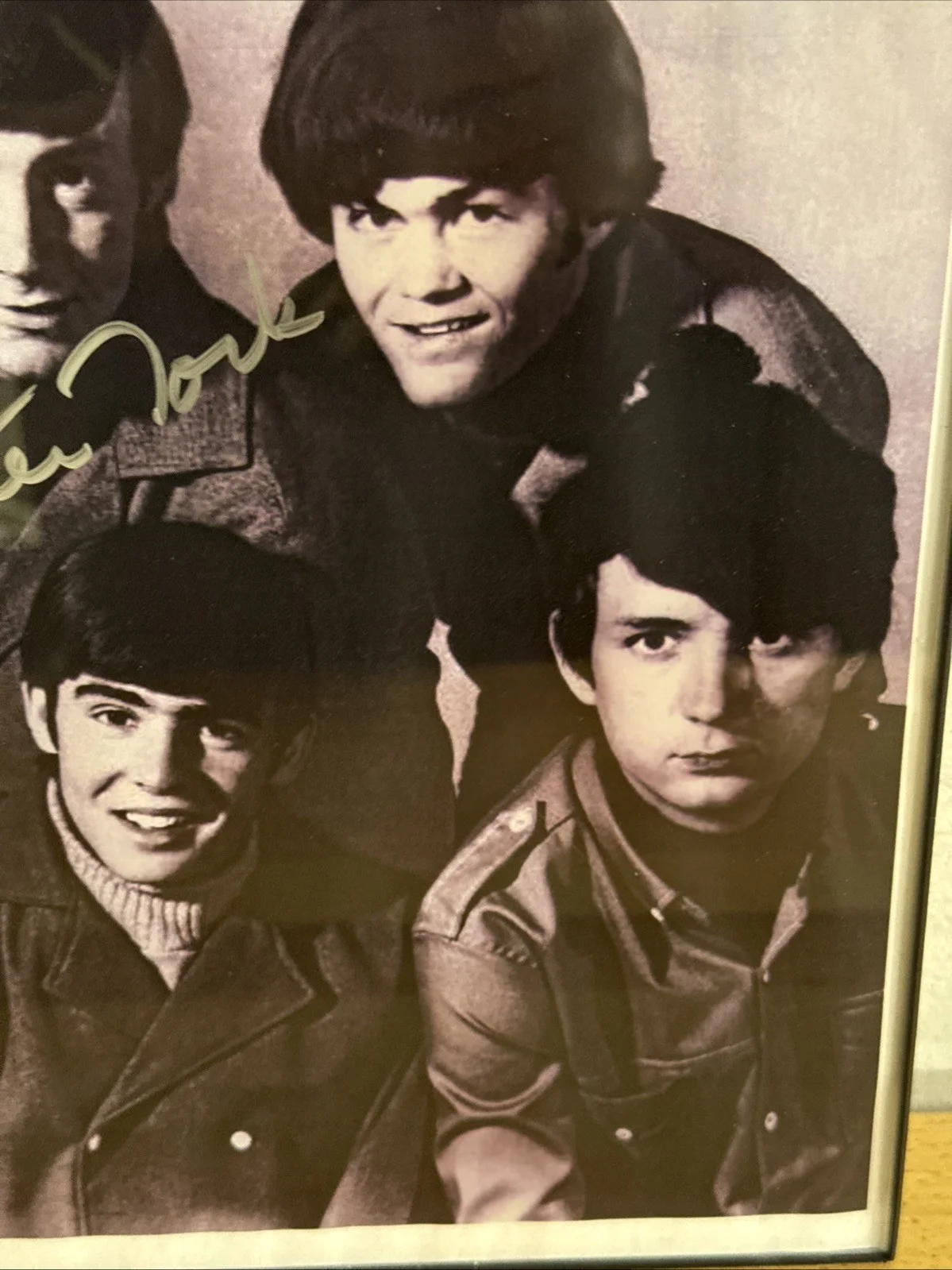 Peter Tork Signed 8x10 Photo - The Monkees - Framed - LOOK, image 3