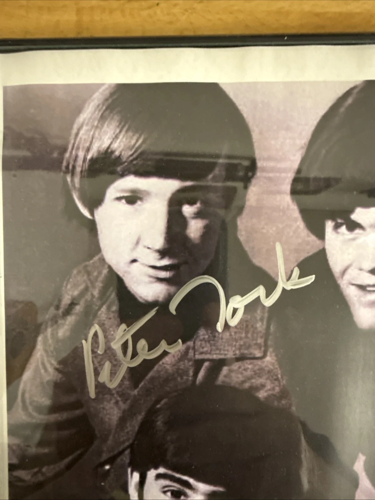 Peter Tork Signed 8x10 Photo - The Monkees - Framed - LOOK, image 5
