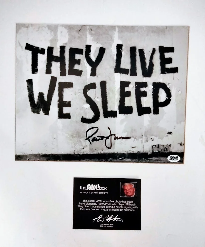 Peter Jason — Signed Autograph 8 x 10 Photo of Peter Jason (Gilbert) in "They Live" Bam COA, изображение 2