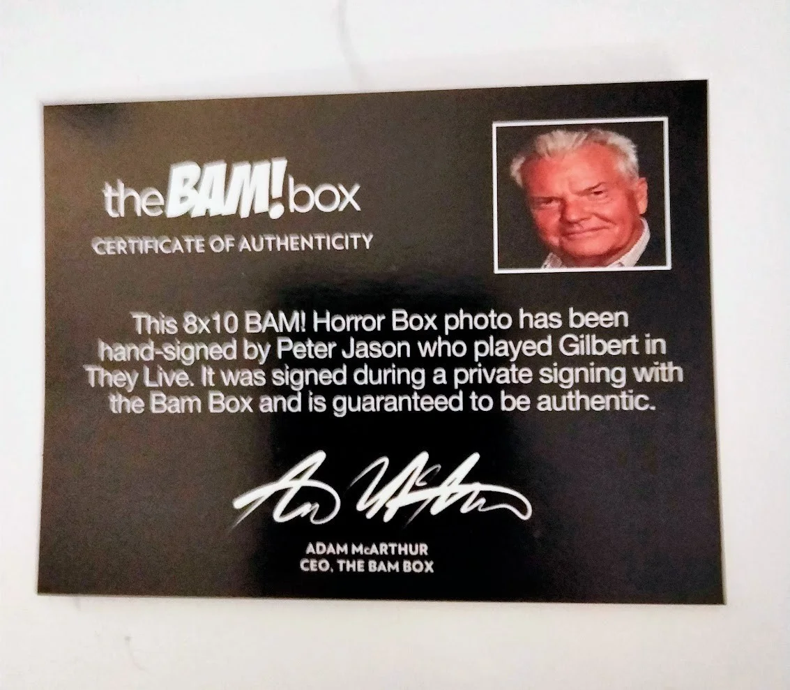 Peter Jason — Signed Autograph 8 x 10 Photo of Peter Jason (Gilbert) in "They Live" Bam COA, изображение 3