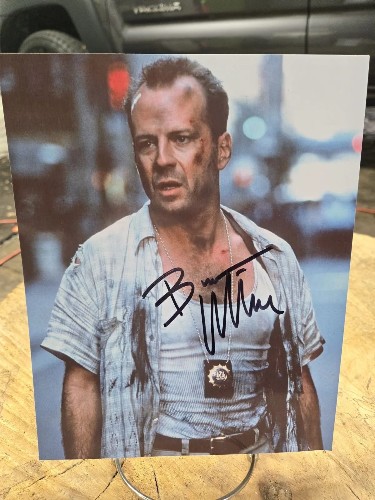 Bruce Willis Die Hard Authenticated 8x10 Autograph, image 5