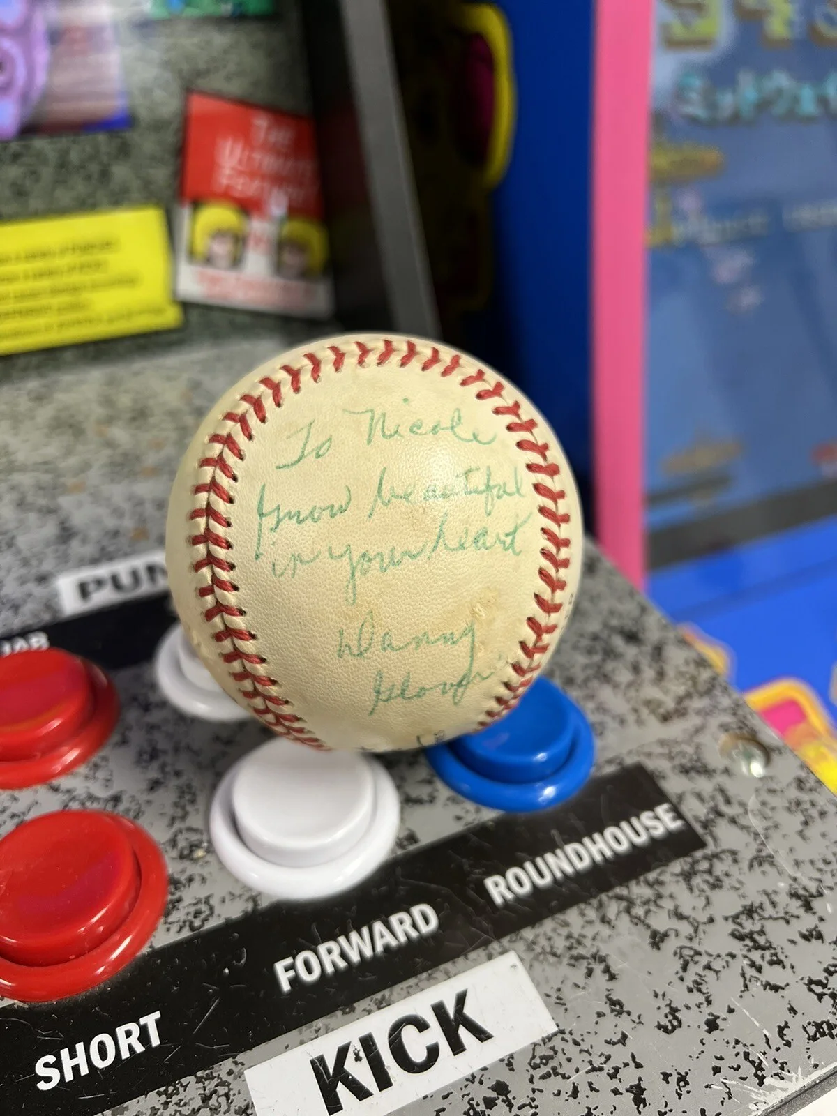Danny Glover — Danny Glover Signed Autographed NL Baseball "Grow Beautiful in Your Heart", изображение 3