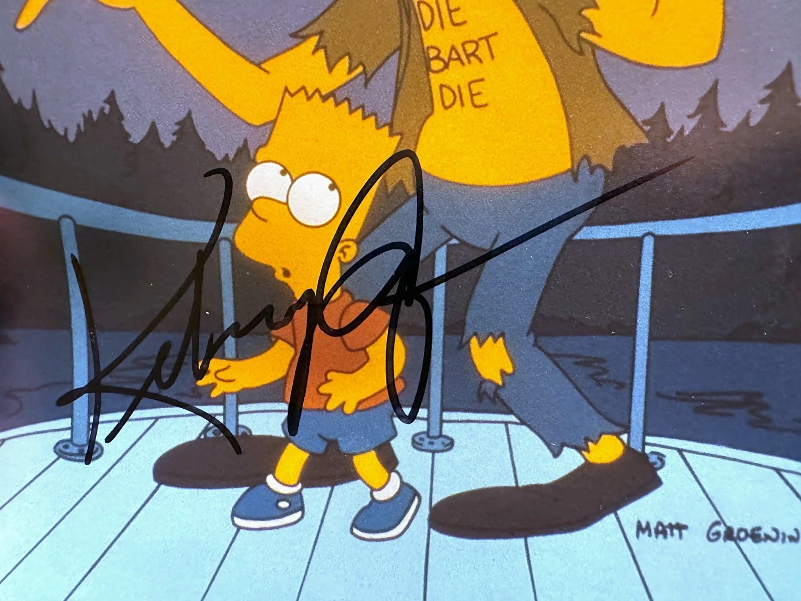 Kelsey Grammer — KELSEY GRAMMER SIGNED 8x10 The SIMPSONS Sideshow Bob Authentic Autograph, image 2