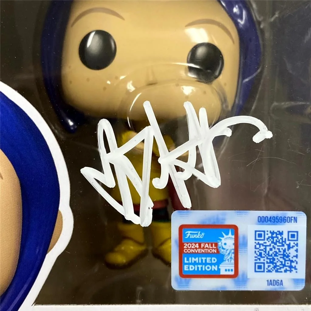 Dakota Fanning signed 2024 NYCC Coraline Funko Pop 1661 autograph Beckett BAS, изображение 2
