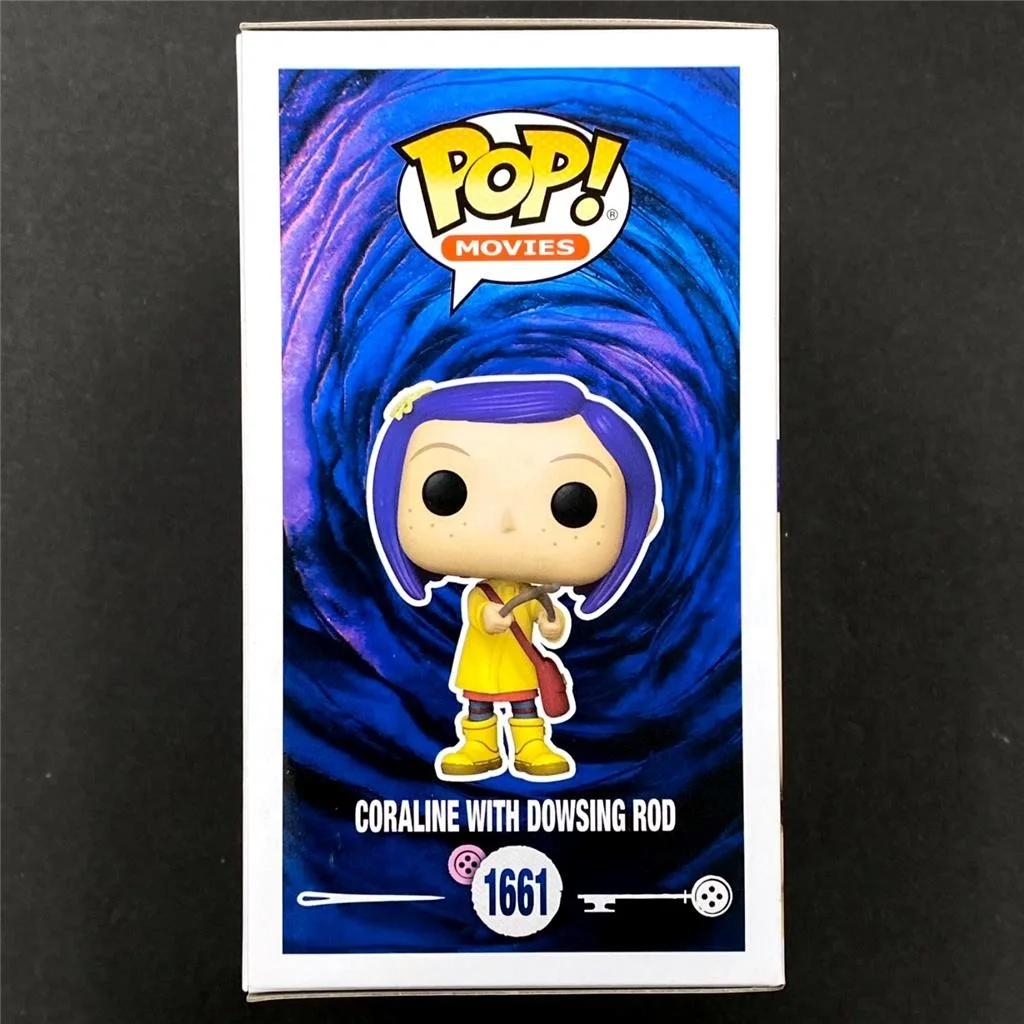 Dakota Fanning signed 2024 NYCC Coraline Funko Pop 1661 autograph Beckett BAS, изображение 5