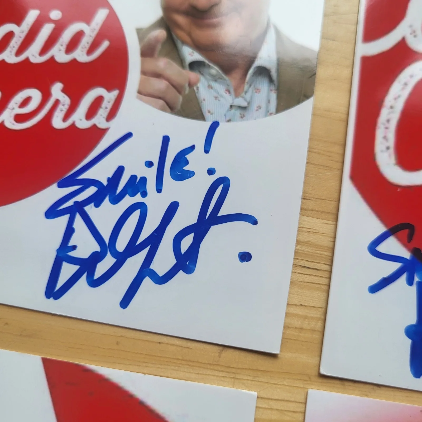 Peter Funt — Peter Funt Candid Camera Hand Signed 4x6 Autograph Photos, image 2