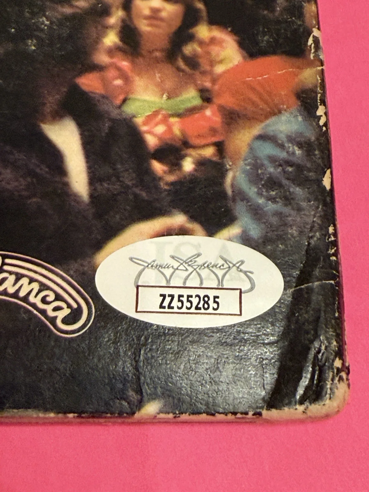 KISS x4 ENTIRE BAND SIGNED ALIVE VINYL LP STANLEY SIMMONS FREHLEY CRISS JSA LOA, изображение 4