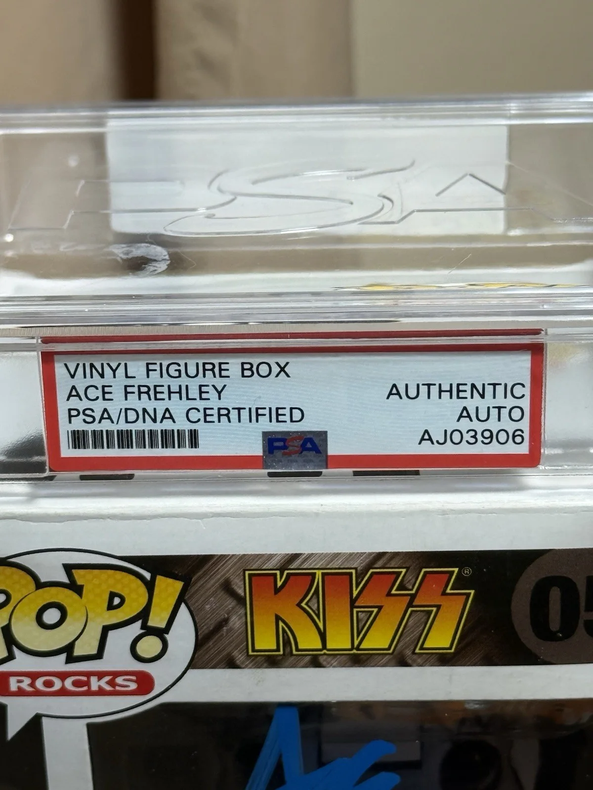 ACE FREHLEY KISS SIGNED AUTOGRAPHED FUNKO POP 05 PSA/DNA ENCAPSULATED, image 4