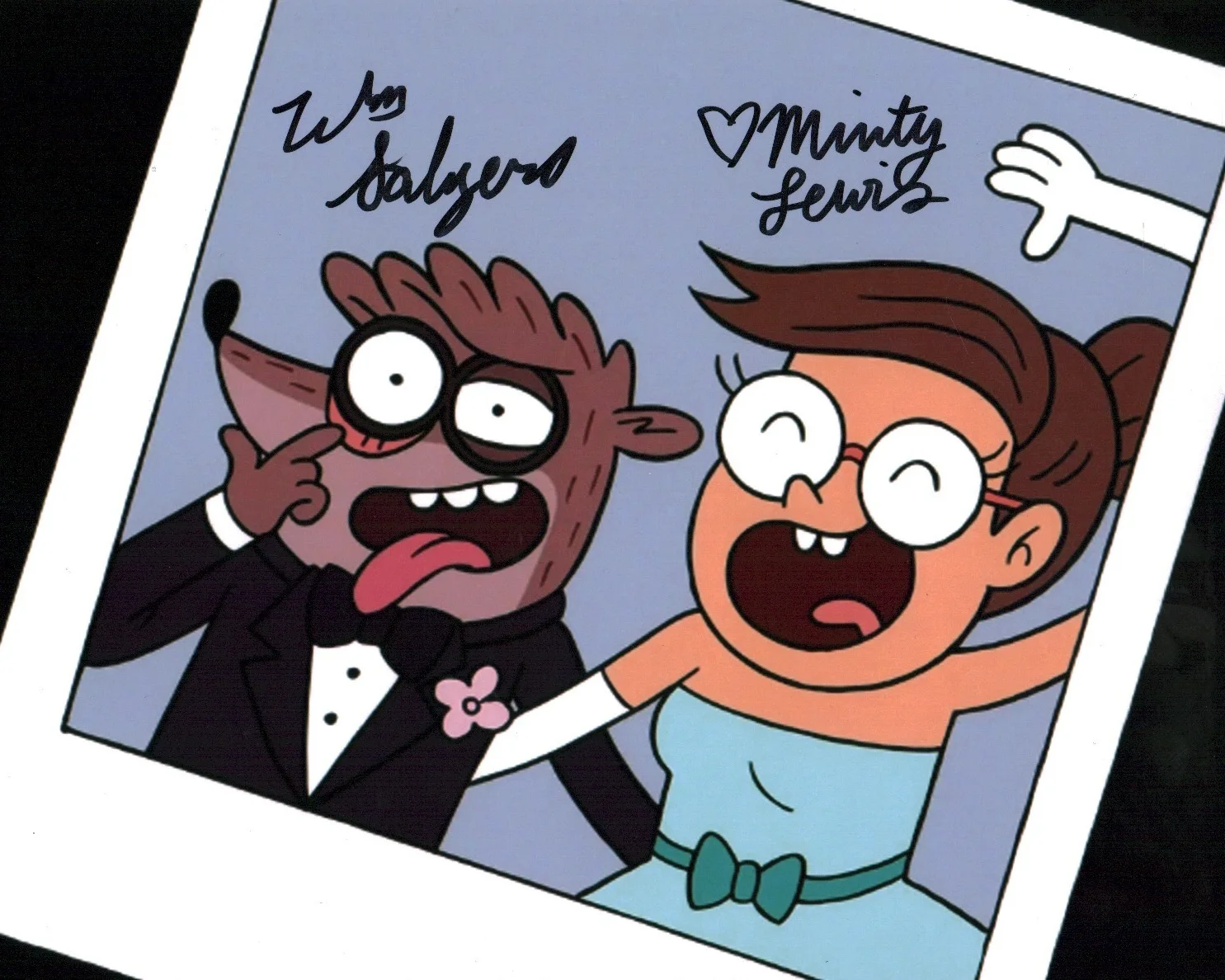 William Salyers, Minty Lewis — Regular Show 8x10 Signed Photo William Salyers, Minty Lewis JSA Certified Auto