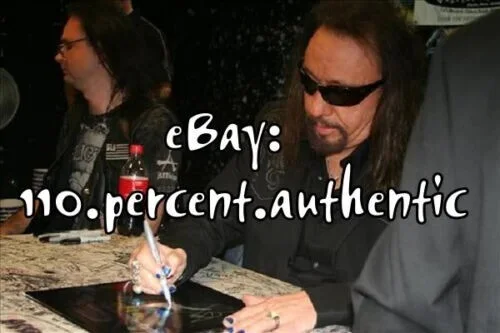 ACE FREHLEY KISS SIGNED ANOMALY VINYL RECORD *EXACT PROOF* *JSA COA* #b, image 2