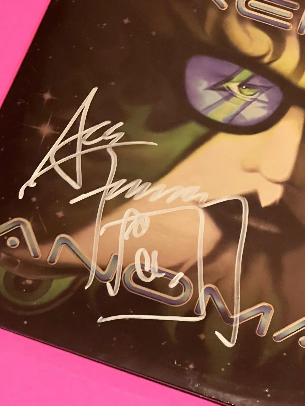 ACE FREHLEY KISS SIGNED ANOMALY VINYL RECORD *EXACT PROOF* *JSA COA*, image 4