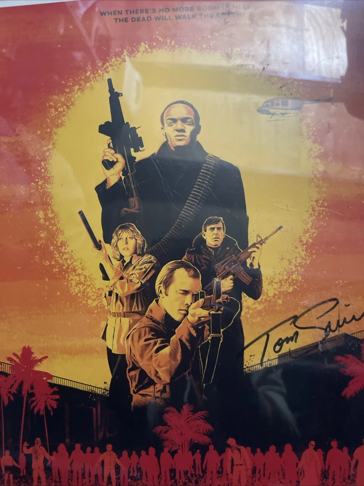 Tom Savini — Dawn Of The Dead 13x19 Framed" Art/poster signed By Tom Savini, изображение 4