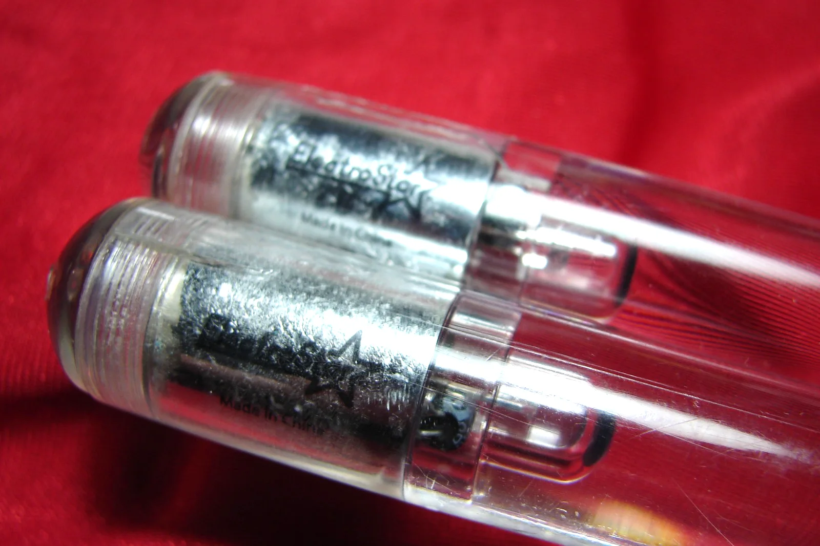 2 Glow, Electrostar Drum Sticks,Clear,Light Up Motion Activate 16 1/2” Light Up, image 4