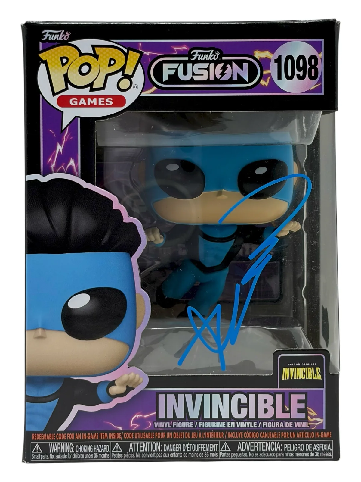 Robert Kirkman — Robert Kirkman Invincible Signed Autograph Invincible Funko Pop 1098 Beckett COA