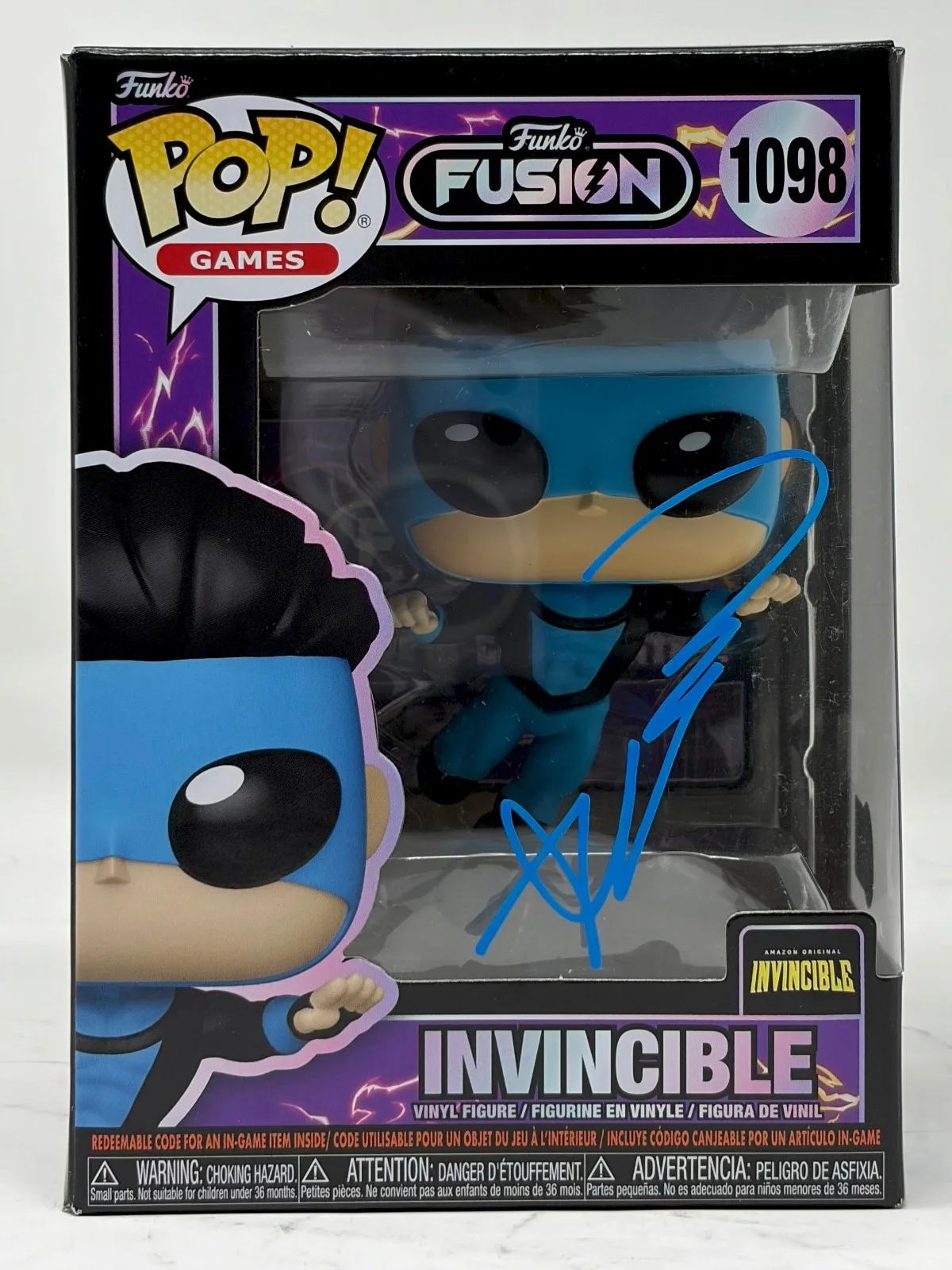 Robert Kirkman — Robert Kirkman Invincible Signed Autograph Invincible Funko Pop 1098 Beckett COA, изображение 2