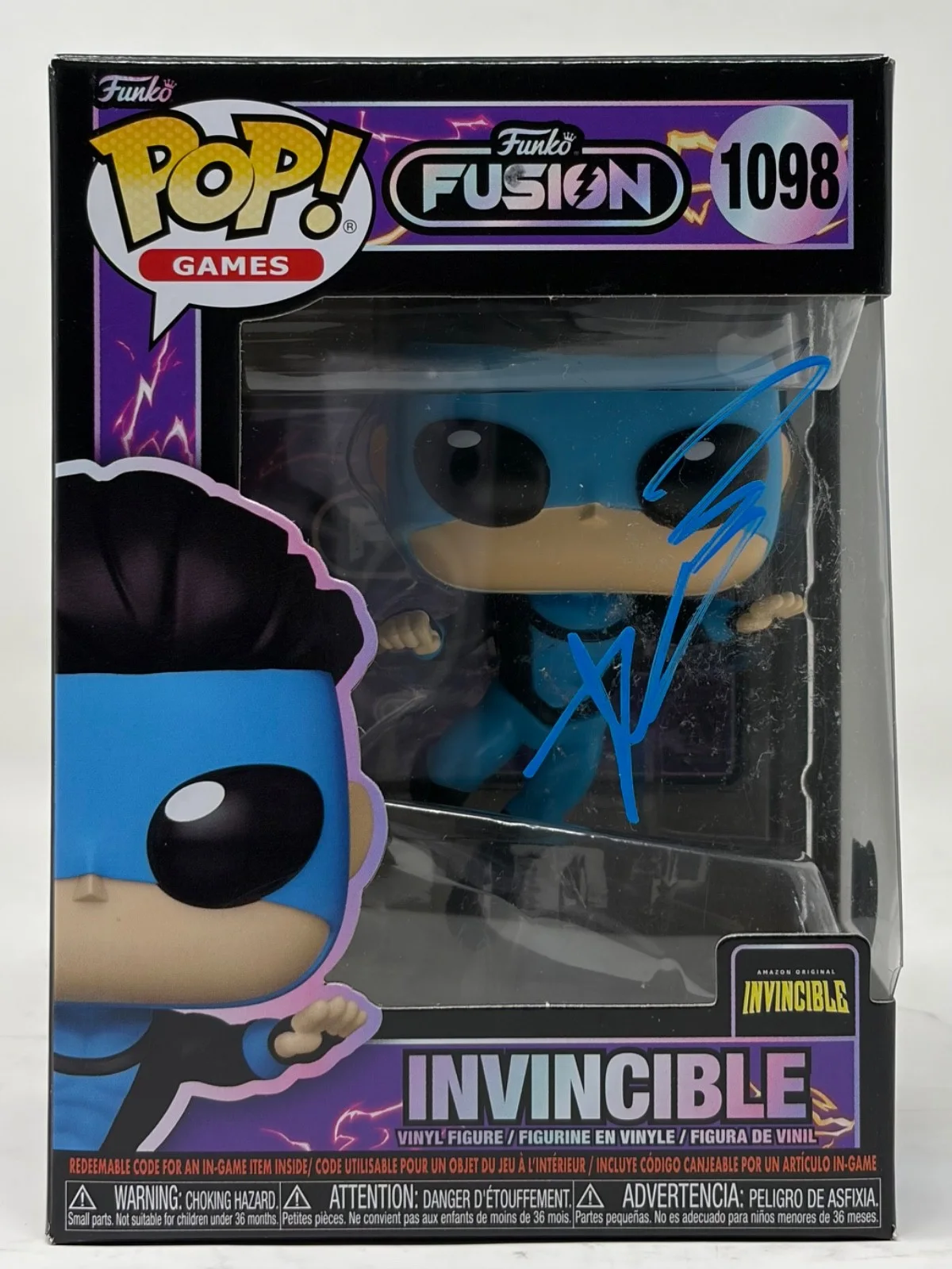 Robert Kirkman — Robert Kirkman Invincible Signed Autograph Invincible Funko Pop 1098 Beckett COA, изображение 4